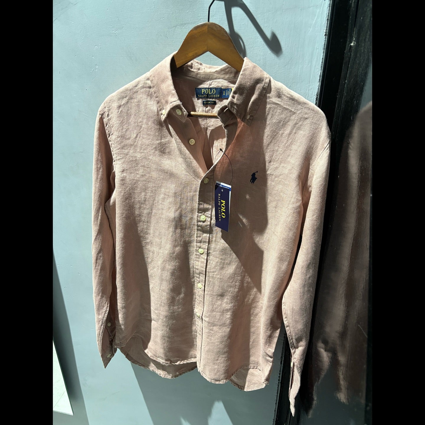 Solid-color Linen Casual Shirt