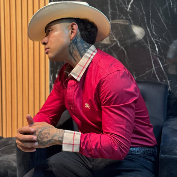 Checkered Patchwork Shirt