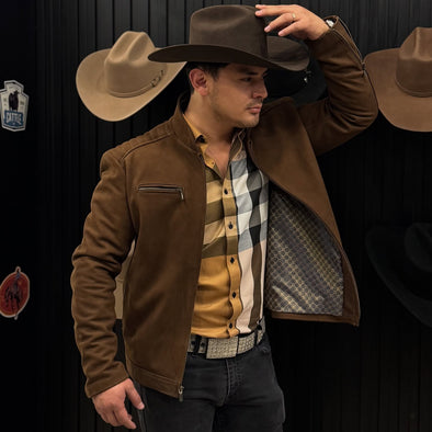 Italian Handcrafted Suede Jacket