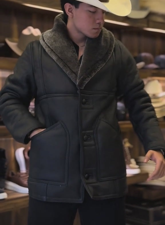 Marlboro Black Cowhide Jacket(Buy 2 Free Shipping✔️)