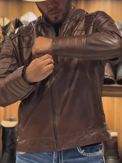 Italian Handcrafted Vintage Cowhide Jacket