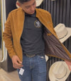 Unique Design Western Suede Jacket