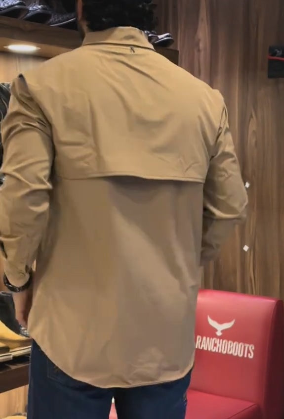 Solid-color Casual Shirt