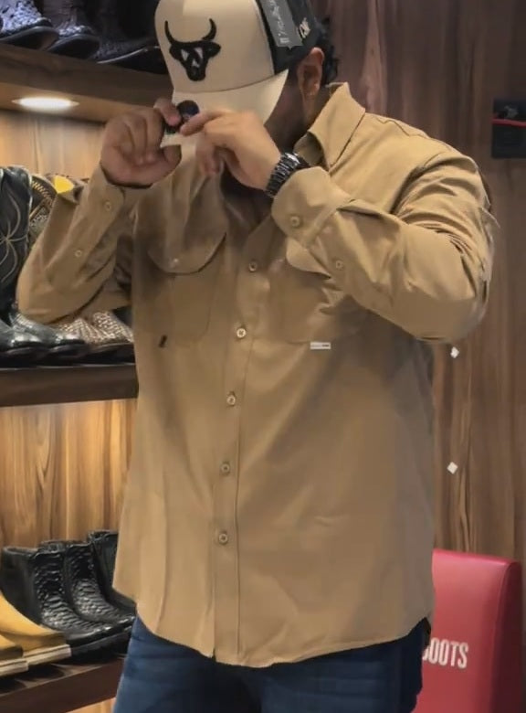 Solid-color Casual Shirt