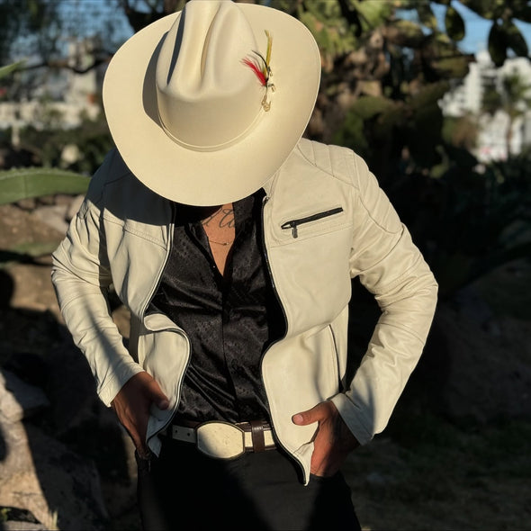 Handcrafted Minimalist Cowhide Jacket