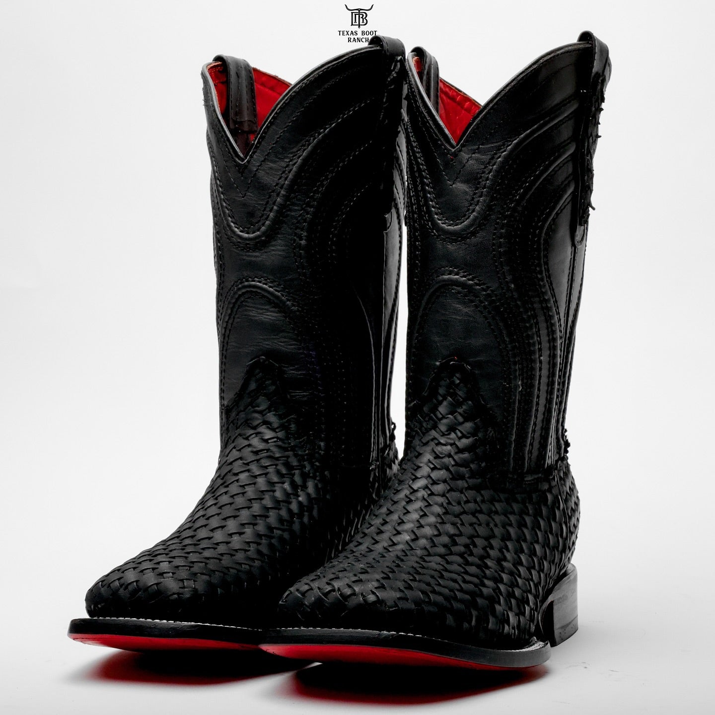 Handmade Basketweave Boots