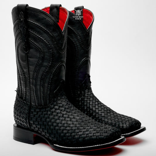 Handmade Basketweave Boots