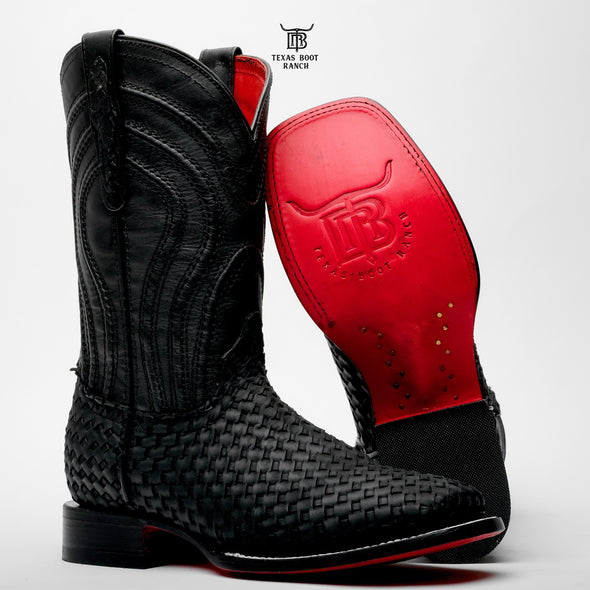 Handmade Basketweave Boots