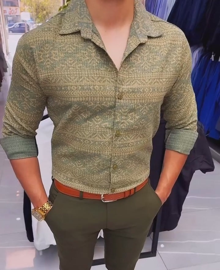 Floral Embroidered Shirt