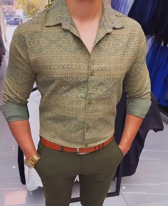 Floral Embroidered Shirt