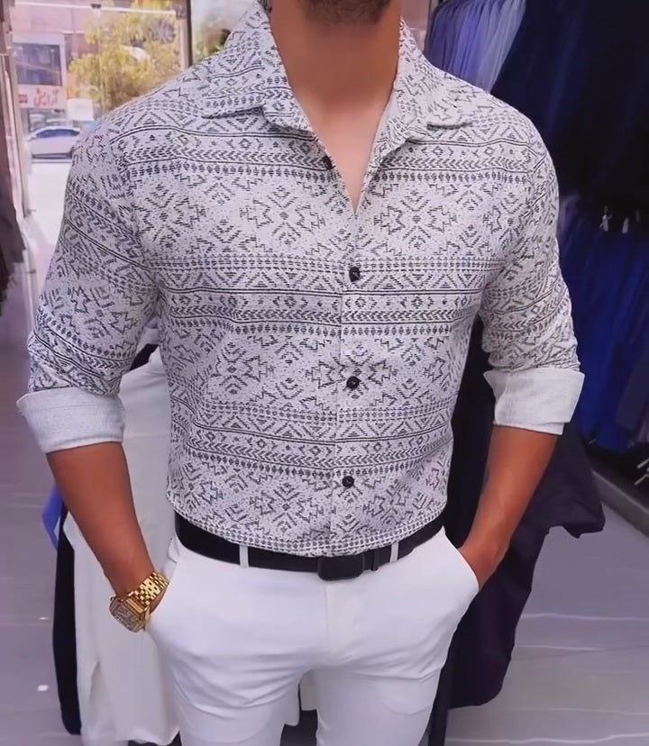 Floral Embroidered Shirt