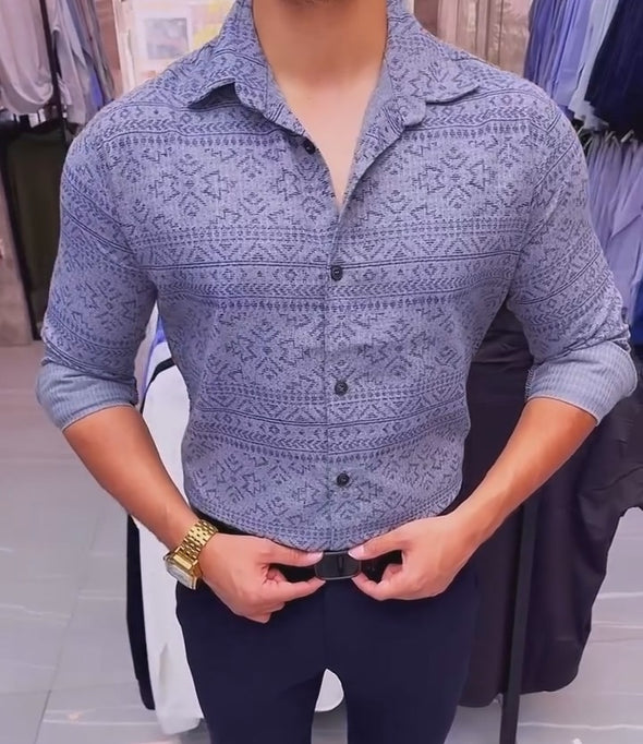 Floral Embroidered Shirt