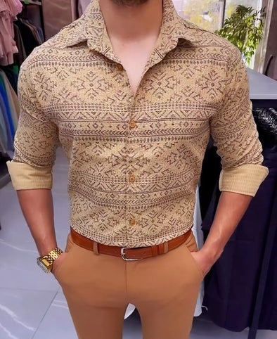 Floral Embroidered Shirt