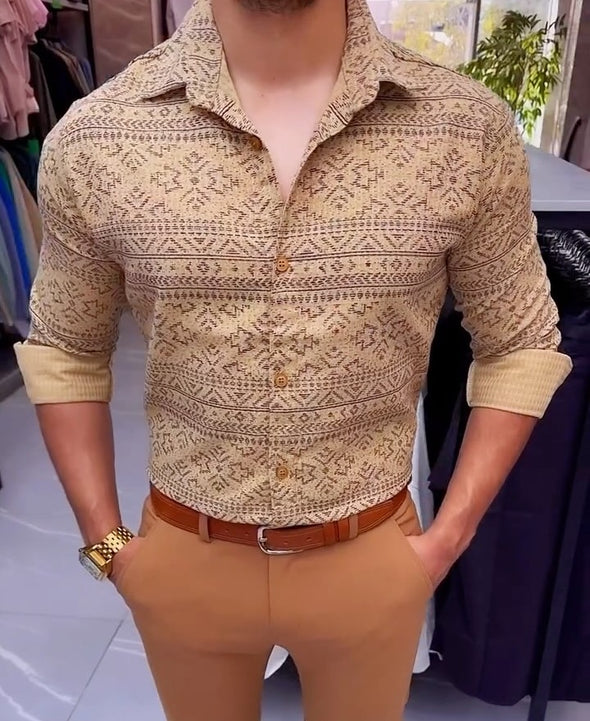 Floral Embroidered Shirt