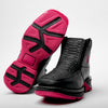 Black Python Boots With 3D Lightweight Soles