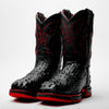 Black Caiman Neck Boots