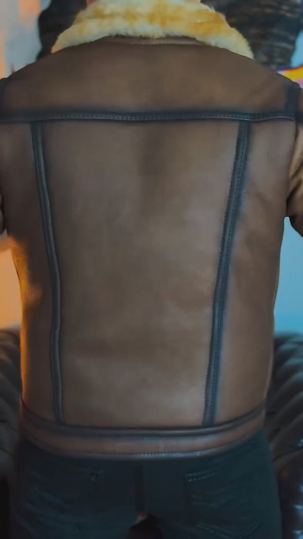 Caramel Wool-lined Jacket