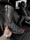 Matte Black Jumbo Pirarucu Leather Boots