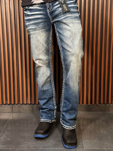 Vintage-Washed Jeans