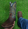 Vintage Embroidered Ranch Boots