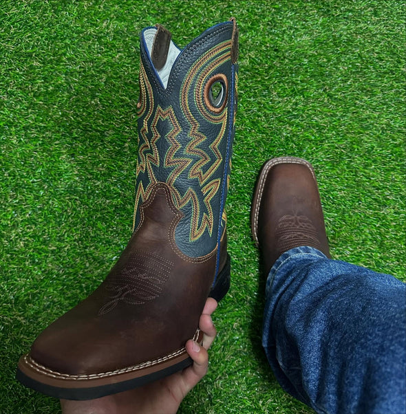 Vintage Embroidered Ranch Boots