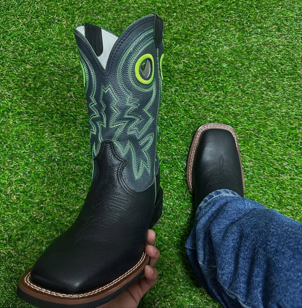 Vintage Embroidered Ranch Boots