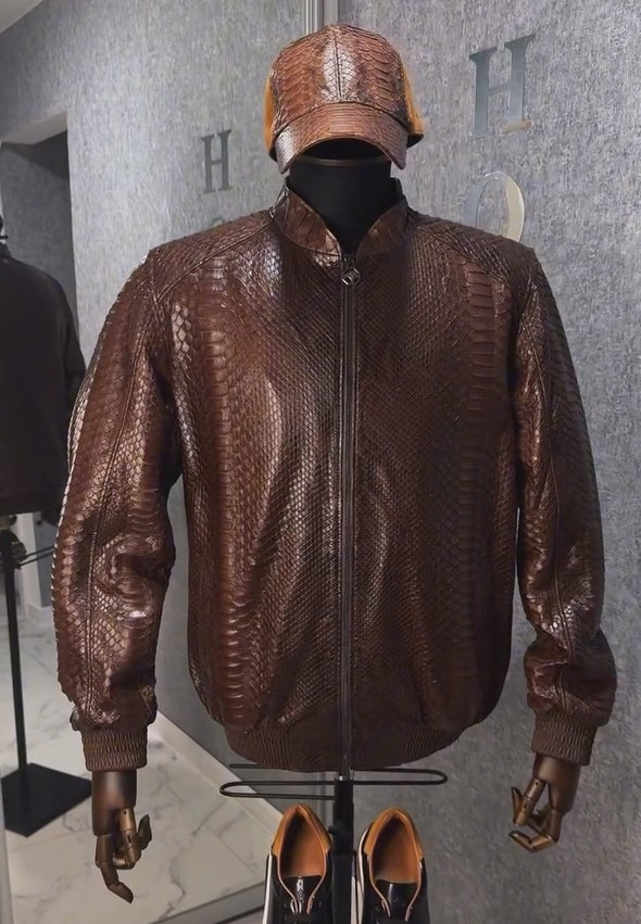 Vintage Python Skin Jacket