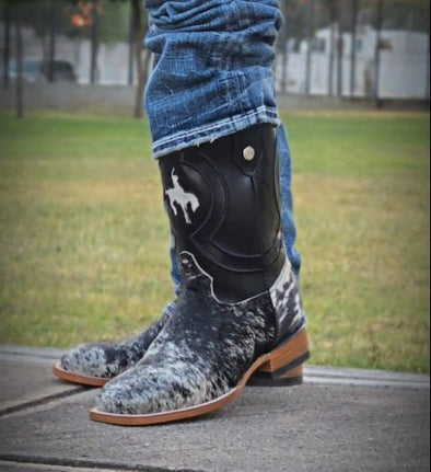 Cowhide Fur Ranch Boots