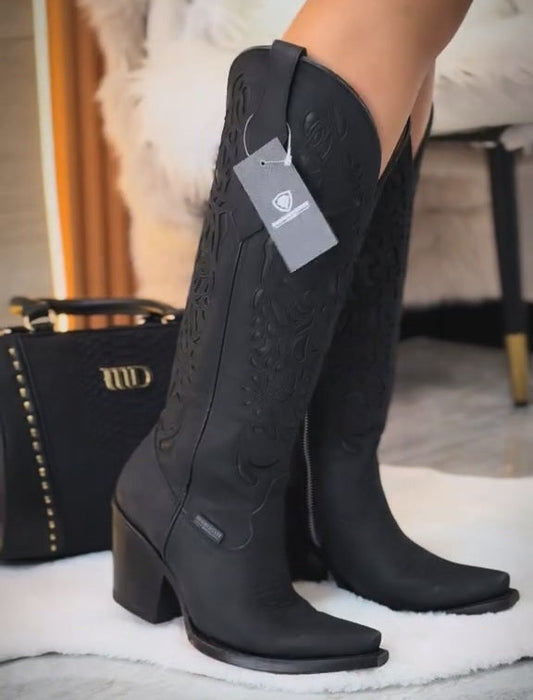 Vintage Cowhide Western Cowgirl Boots(Buy 2 Free Shipping✔️)