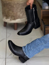 Italian Vintage Cowhide Textured Boots
