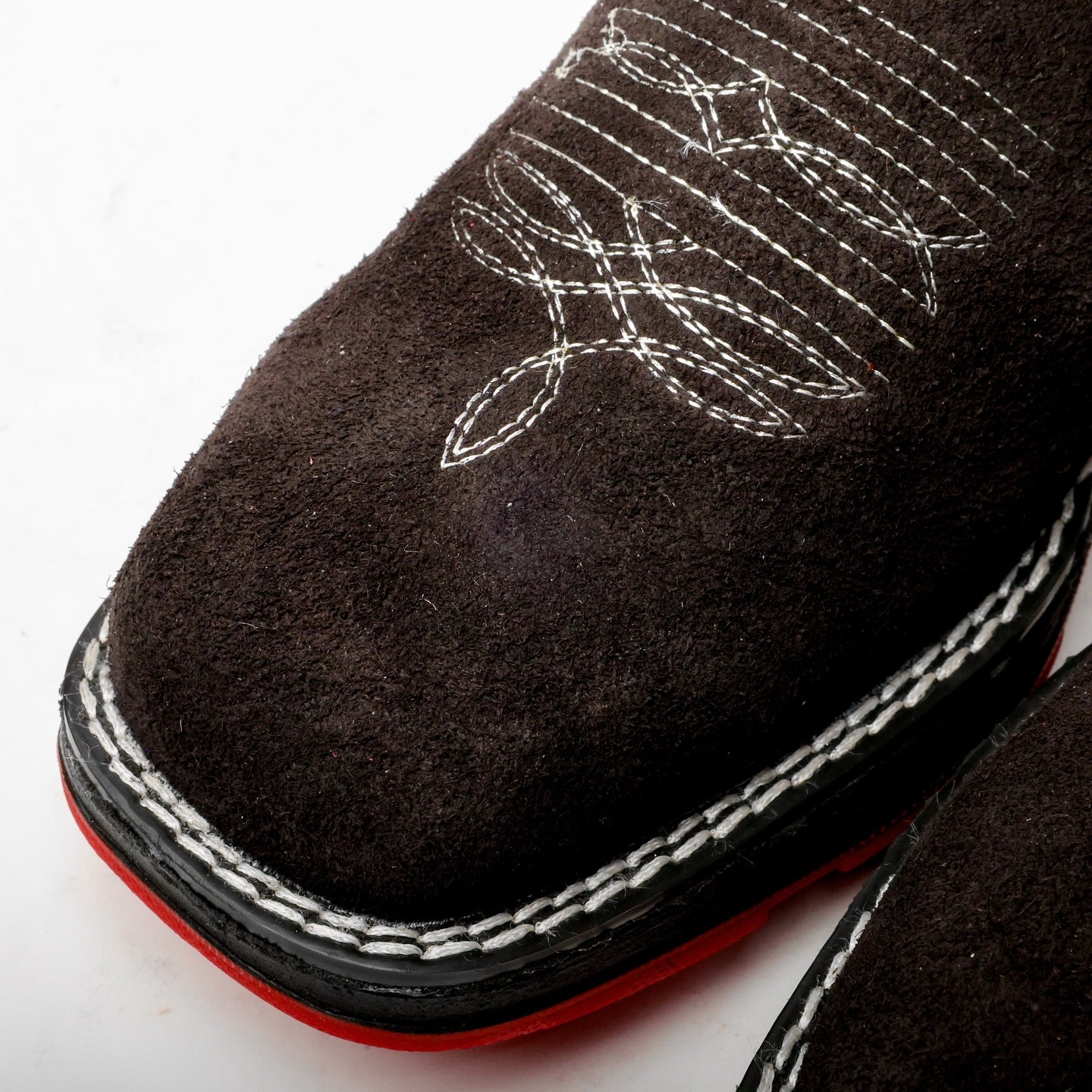 EXCLUSIVE Black Rough-Out Boots