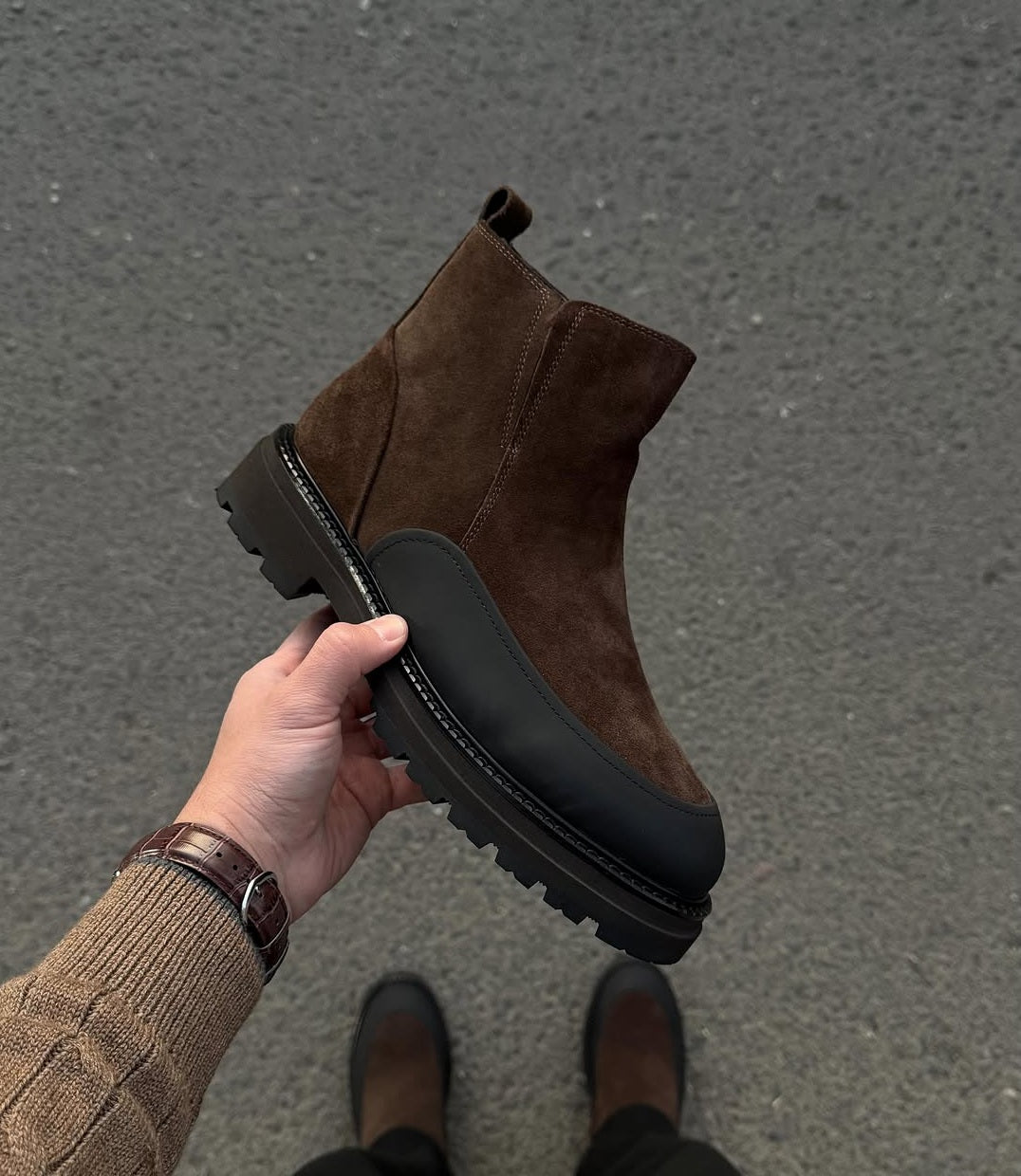 Minimalist Suede Boots