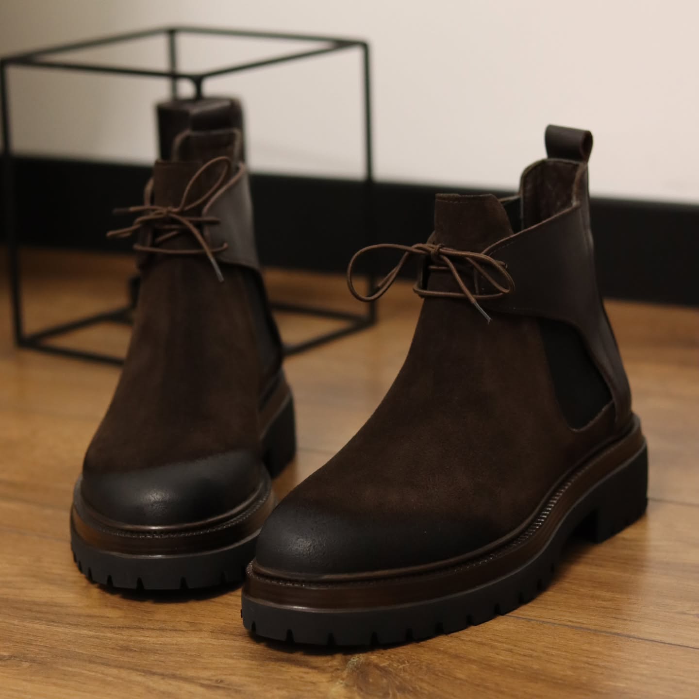 Vintage Suede Chelsea Boots