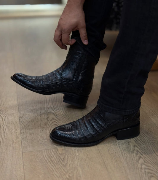 Vintage Crocodile Skin Gala Boots