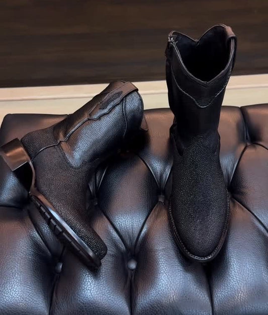 Black Stingray Gala Boots
