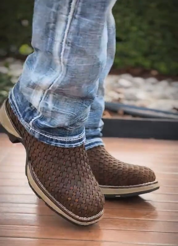 Italian Handwoven Cowboy Ankle Boots(Buy 2 Free Shipping✔️)