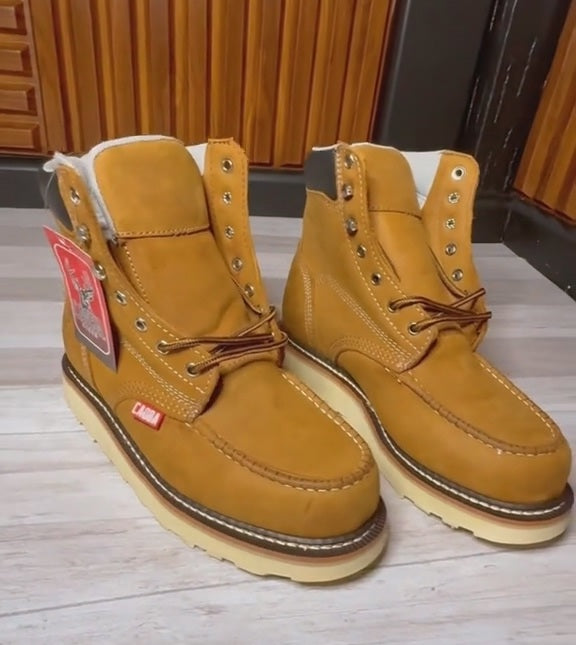 Waterproof And Scratch-Resistant Work Boots