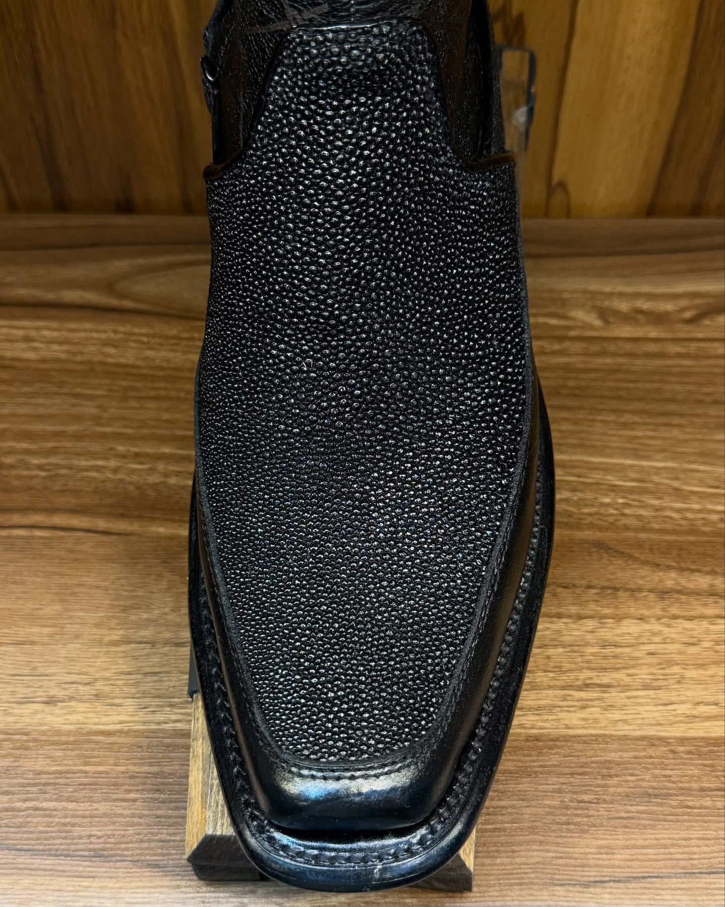 Handmade Black Stingray Cowboy Boots