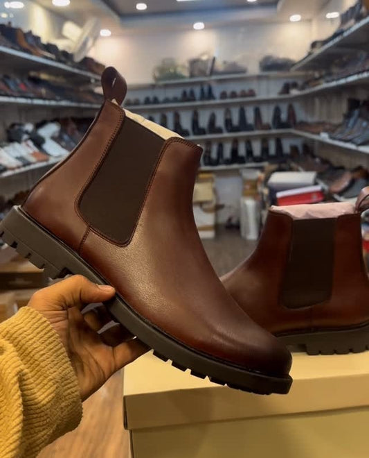 Vintage Thick Sole Chelsea Boots