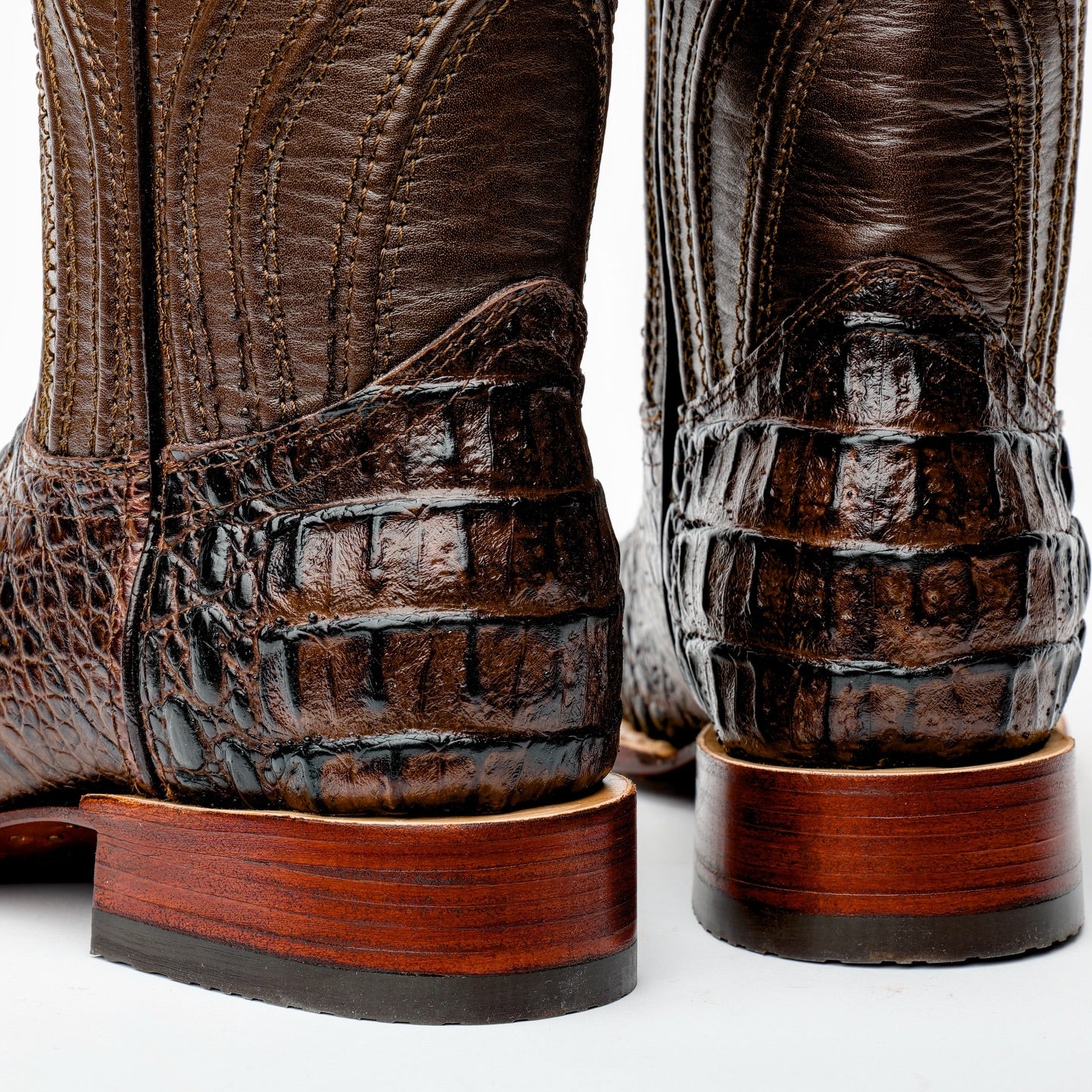 Chocolate Brown Snapping Turtle Boots