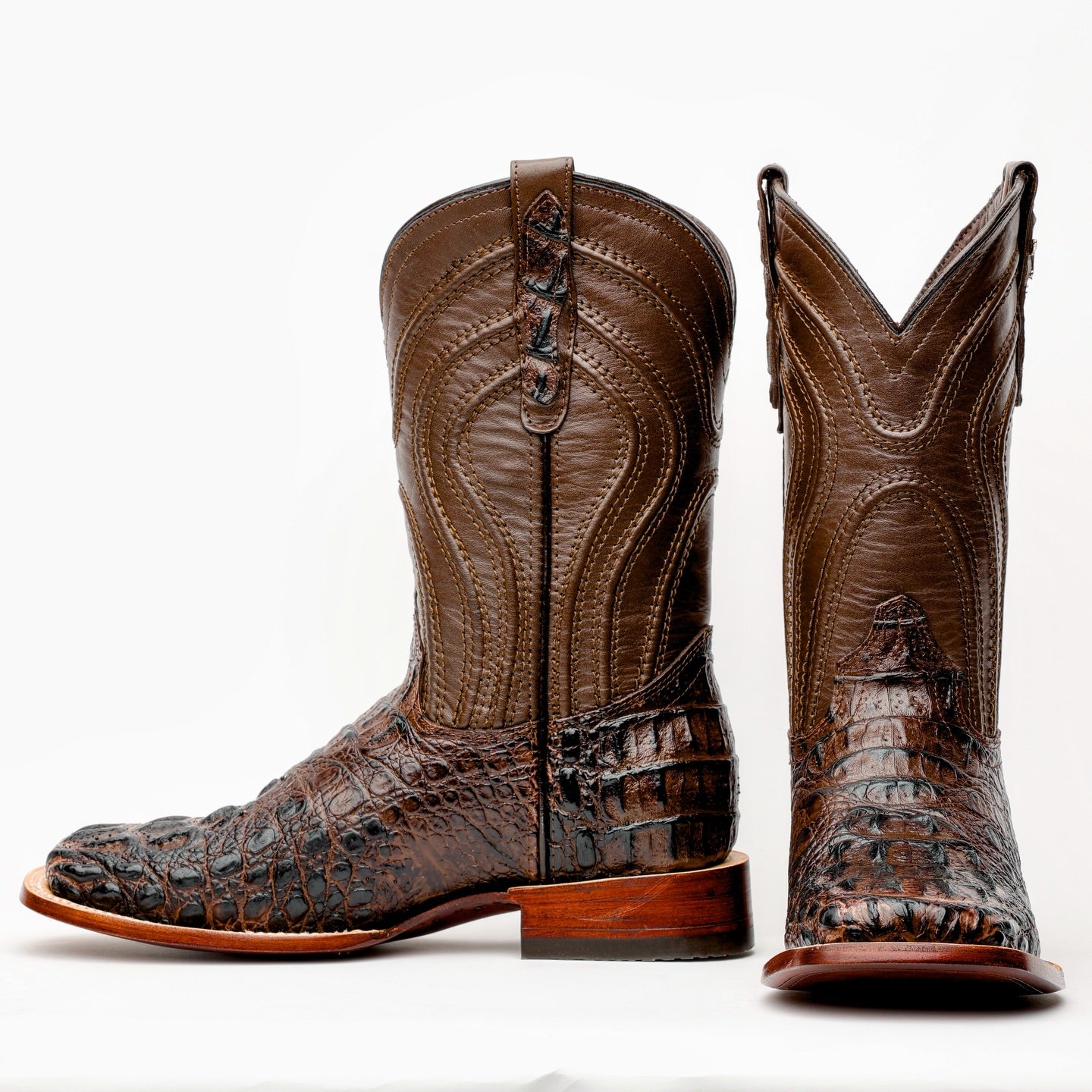 Chocolate Brown Snapping Turtle Boots