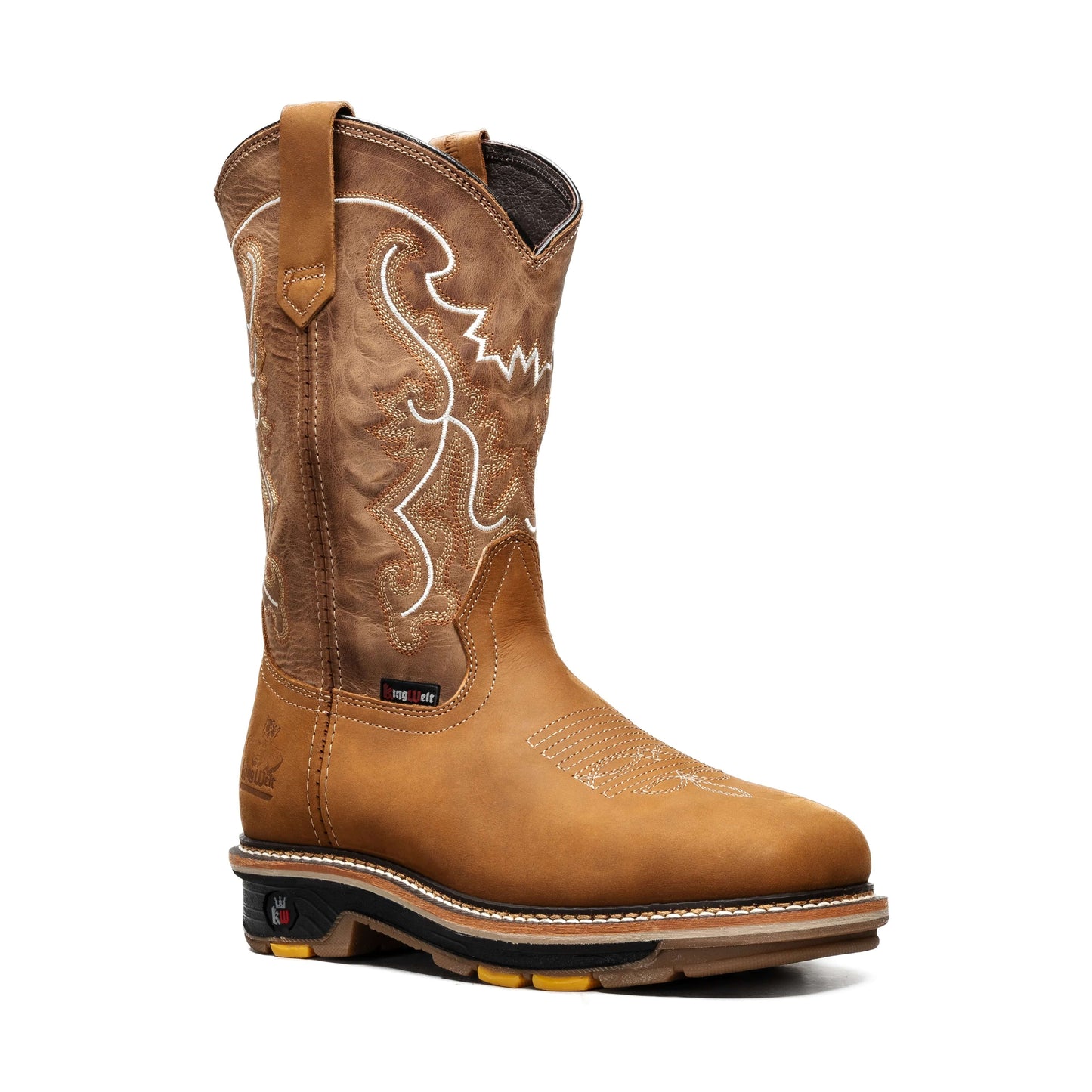 Soft Toe Lightweight Square Toe Work Boots Slip On