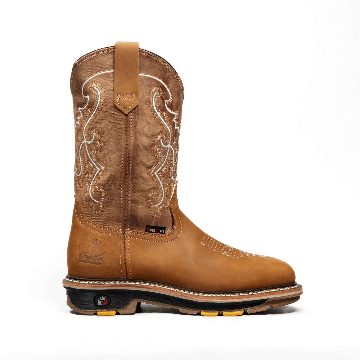 Soft Toe Lightweight Square Toe Work Boots Slip On
