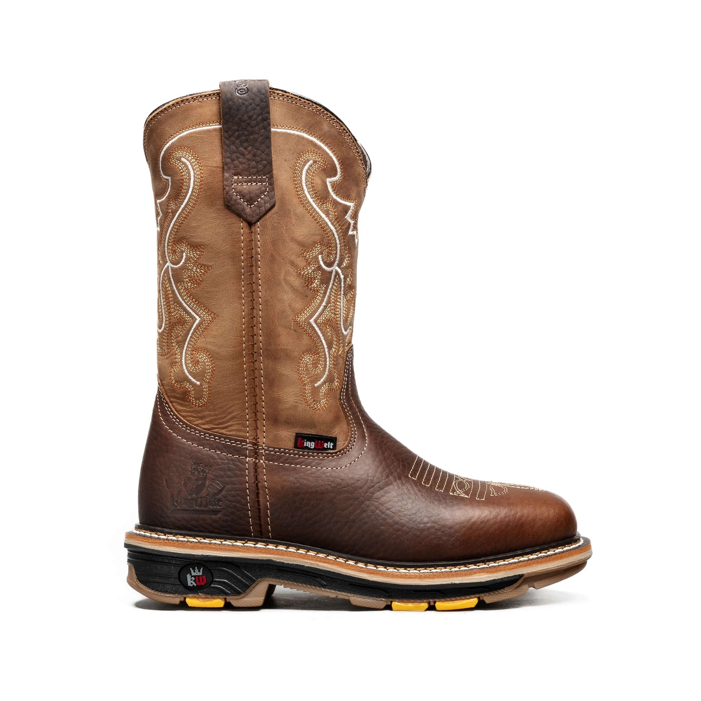 Soft Toe Lightweight Square Toe Work Boots Slip On