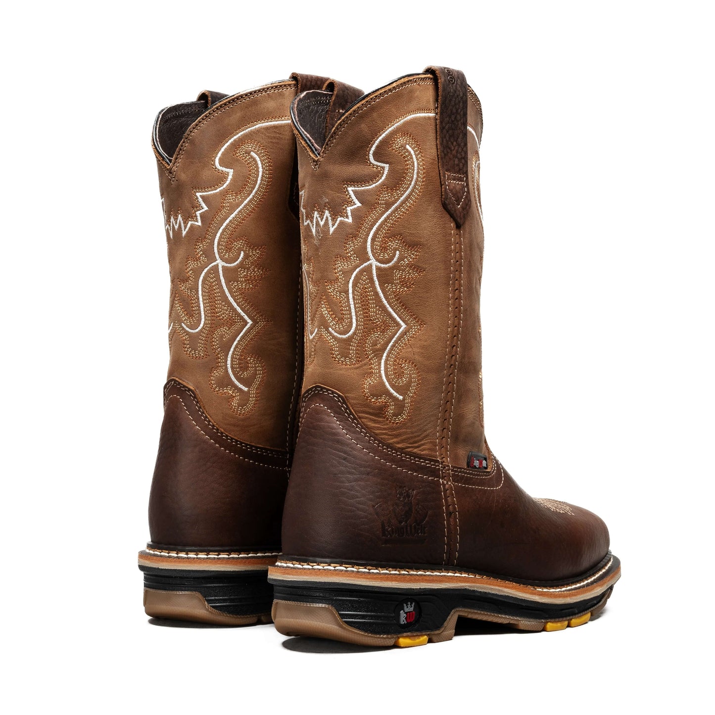 Soft Toe Lightweight Square Toe Work Boots Slip On