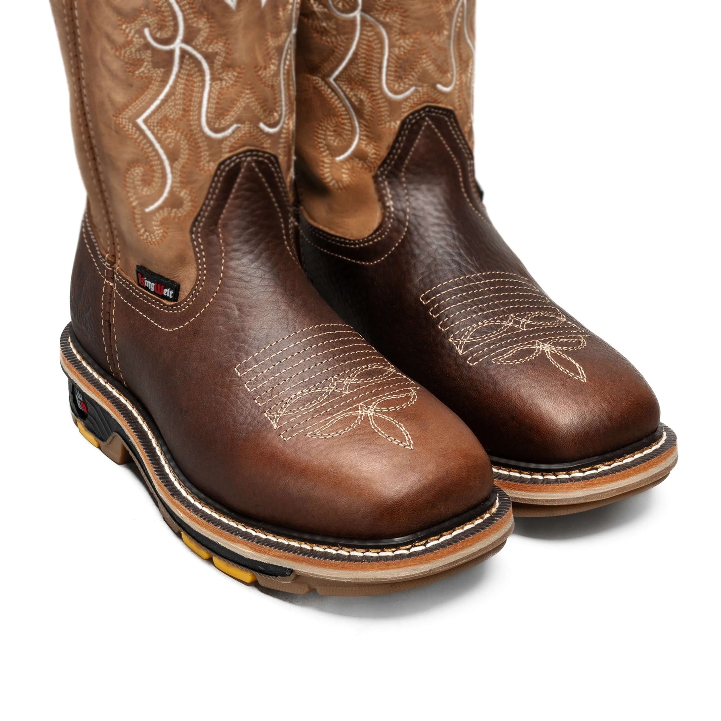 Soft Toe Lightweight Square Toe Work Boots Slip On