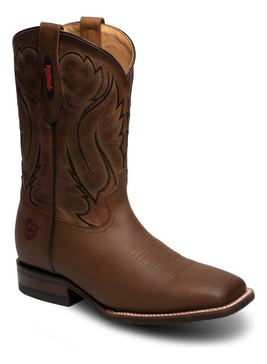 Grande Men's Leather Cowboy Boots