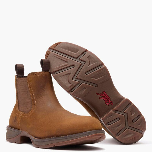 Red Dirt Round-Toe Western Boots