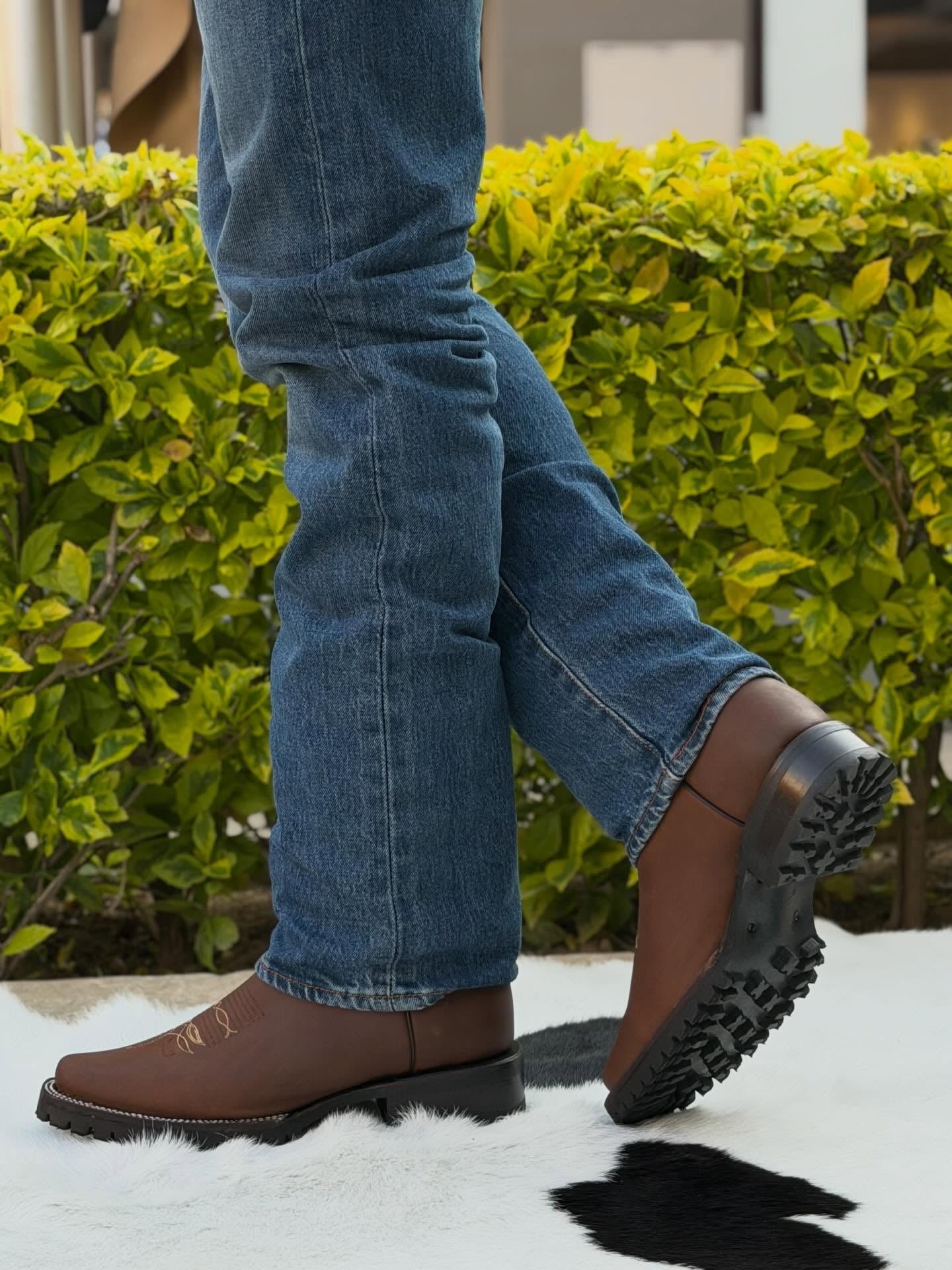 Vintage Embroidered Ranch Boots