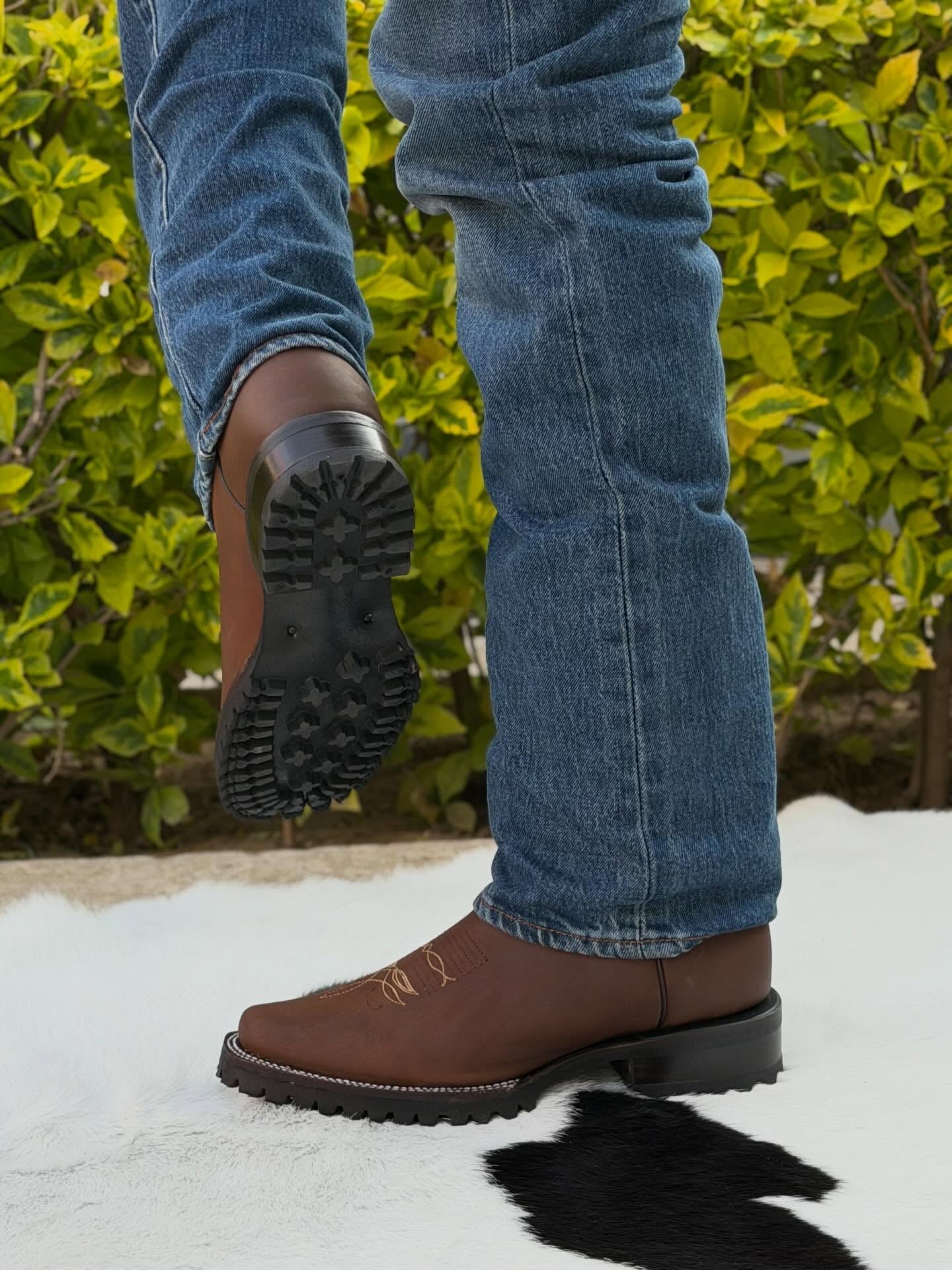 Vintage Embroidered Ranch Boots